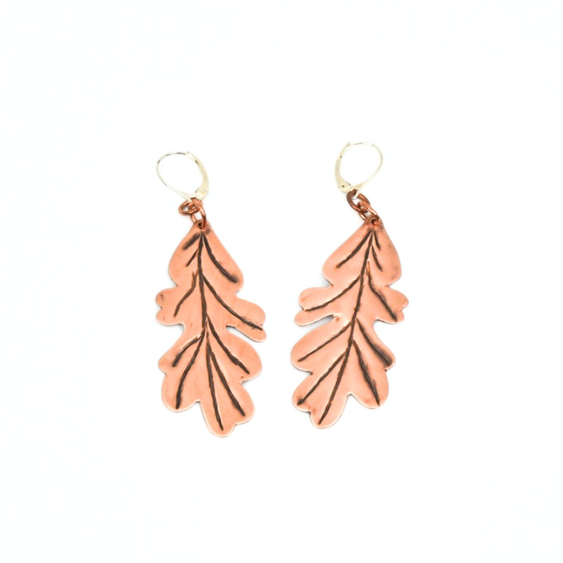 Oak Leaf Earrings